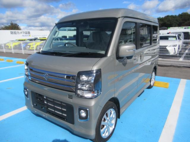 エブリイワゴン（スズキ）ＰＺターボスペシャル　両側パワ−スライドドア　ＬＥＤヘッドライト付き　オートマチックハイビーム　キーレススタートシステム　Ｂソナー　運転席シートヒーター　フルフラット　ＥＳＣ　ブルートゥースオーディオ　ＵＳＢ　ベンチシート 中古車画像