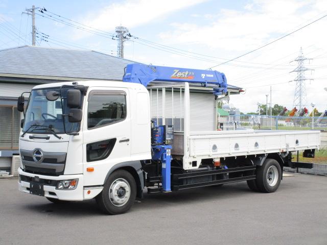 　タダノ　増トン６速　ＺＸ３６４ＨＲＳＡ　クレーン４段　積載７．６トン　ラジコン　角足　坂道発進補助装置　フックイン　ＥＴＣ