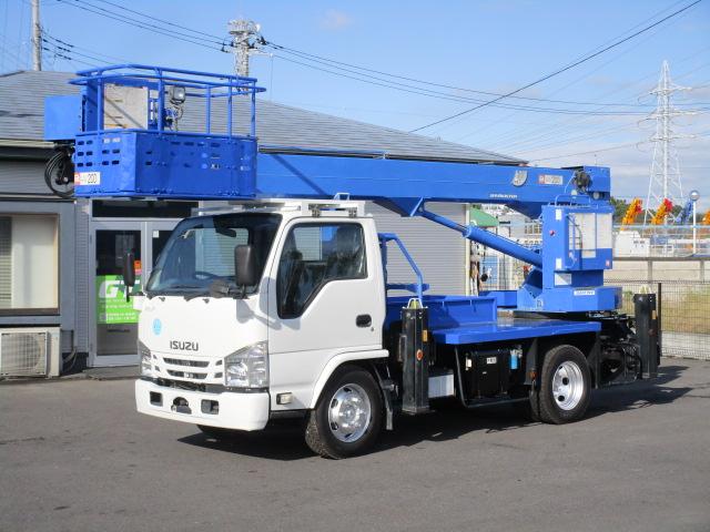 　アイチ製ＳＫ１７Ａ・高所作業車・１７ｍ・垂直水平機能・ブーム自動格納