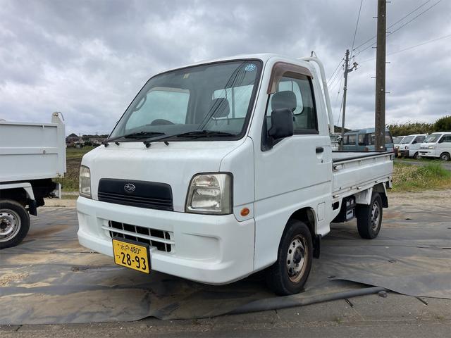 サンバートラック(スバル) ベースグレード　４ＷＤ　軽トラック　ＭＴ　エアコン　運転席エアバッグ　カセット 中古車画像