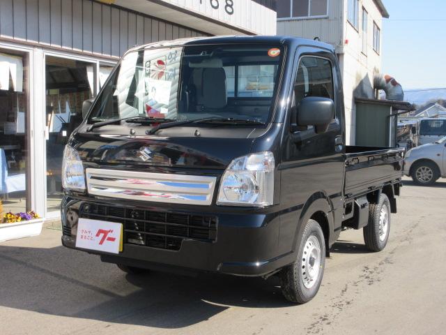 ＫＣエアコン・パワステ　４ＷＤ　届出済未使用車　ＡＴ　衝突被害軽減システム　クリアランスソナー　レーンアシスト　アイドリングストップ　オートライト　ＥＳＣ　エアコン　パワーステアリング　パワーウィンドウ