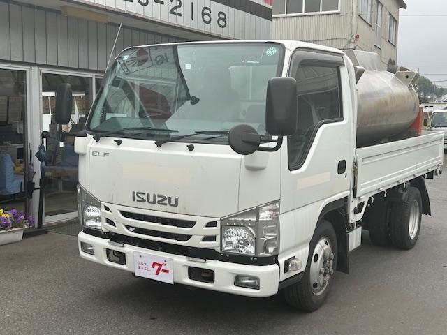 いすゞ エルフトラック 　平成２７年度燃費基準達成車　４ＷＤ　１９００Ｌローリー