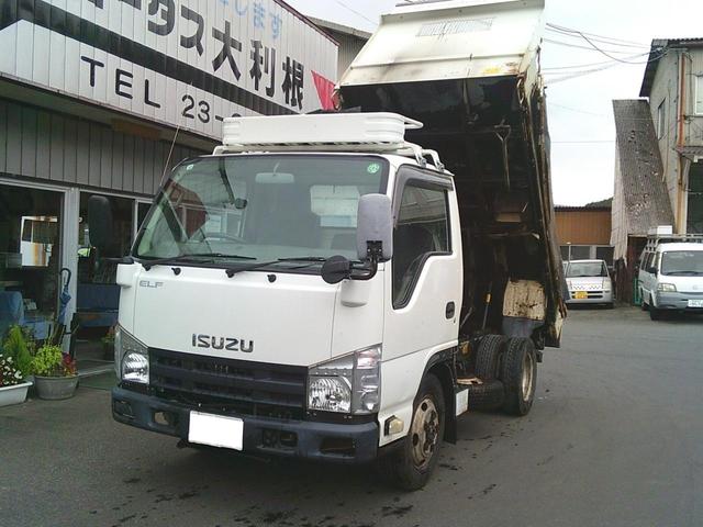 エルフトラック ダンプ　４ＷＤ　３ｔダンプ　建設家ワンオーナー　５速マニュアル　エアコン・パワステ付！運転席側エアバッグ付き（1枚目）