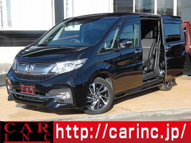 ステップワゴンスパーダ ホンダ スパーダ クールスピリット ホンダセンシング ワンオーナー ホンダセンシング 両側パワースライドドア 純正11インチ後席フリップダウンモニター 9インチインターナビ フルセグ バックカメラ bluetooth led etc シート