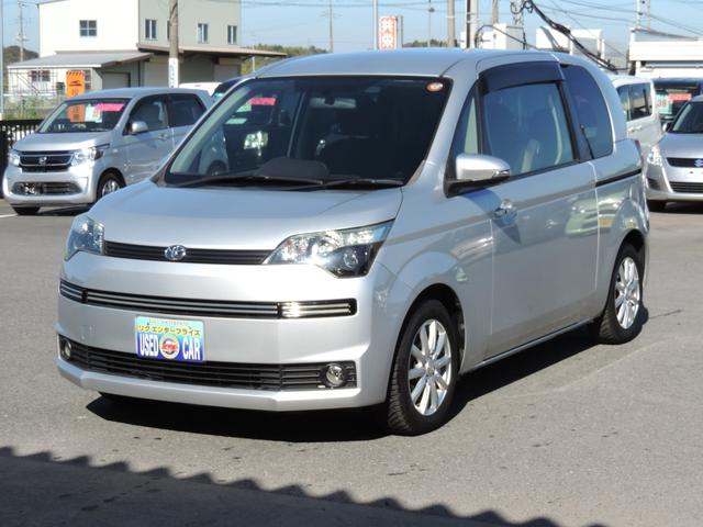 スペイド(トヨタ) Ｆ　スマートキー／ＳＤナビ／Ｂカメラ／フルセグ／Ｂｔ／ＤＶＤ再／ＣＤ／ＥＴＣ 中古車画像