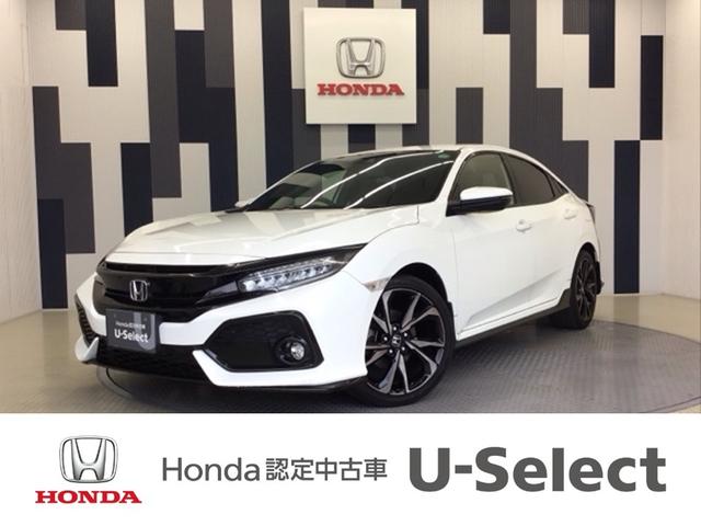 ハッチバックホンダセンシング　ホンダ認定中古車　ワンオーナー　６速ＭＴ　記録簿　アイストップ　Ｒカメラ　エアバッグ　シートヒータ　ＵＳＢポート　ＬＥＤライト　横滑防止装置　アクティブクルーズ　ＥＴＣ付き　ＤＶＤ　ＡＢＳ　ＰＳ　ＰＷ