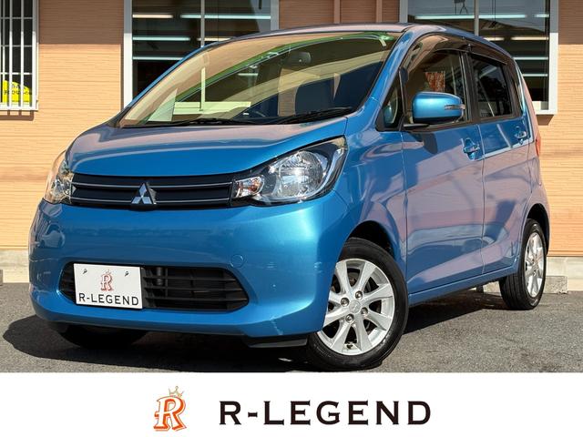ｅＫワゴン(三菱) Ｇ　バックカメラ／オ−トエアコン／アイドリングストップ／スマ−トキ−／プッシュスタ−ト／電動格納ミラ−／ドアバイザ−／タイミングチェ−ン／ＩＳＯＦＩＸ 中古車画像