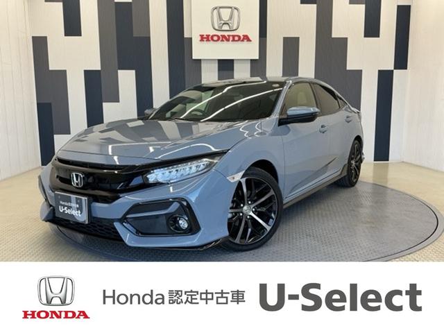 シビック（ホンダ）ハッチバック　ホンダ認定中古車　６速ＭＴ　純正ドラレコ　追突軽減ブレーキ　盗難防止装置　１オーナー　Ｂモニター　整備記録簿　横滑防止　Ａライト　シートヒーター付き　ＬＥＤライト　フルセグＴＶ　スマートキー　ＡＡＣ 中古車画像