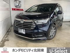 オデッセイ アブソルート ・前後ドラレコ装着車・ひょう害現状販売車 緊急ブレーキ アラウンドビューモニター スマートキー&プッシュスタート 盗難防止 PWシート クルーズC リアカメラ ETC装備 ナビTV LEDヘッドランプ 中古車画像
