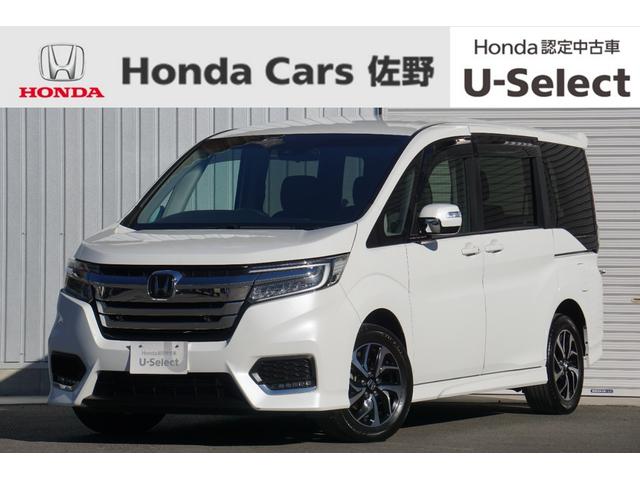 スパーダホンダセンシング　衝突軽減ブレーキ／クルーズコントロール／ＬＥＤヘッドライト／両側パワースライドドア／純正ナビ／バックカメラ／ＴＶ／ＣＤ／ＤＶＤ／ＵＳＢ／ＢＴＡ／ドラレコ／ＥＴＣ／リア席モニター／純正アルミホイール