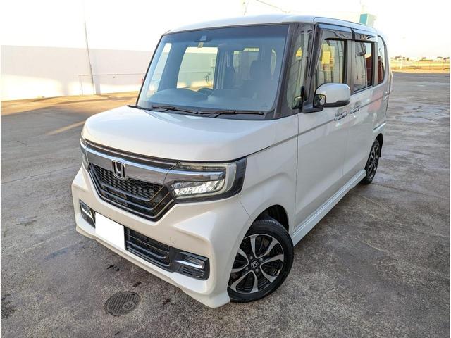 Ｎ－ＢＯＸカスタム Ｇ・Ｌホンダセンシング　レーダーサポート　ブレーキドライブレコーダー　ＢＴ対応　車線逸脱警報装置　ハイビームアシスト　禁煙　地デジＴＶ　電動格納ミラー　追従クルコン　横滑防止　ＥＴＣ　ＴＶ＆ナビ　ＬＥＤヘットライト　ＳＤ