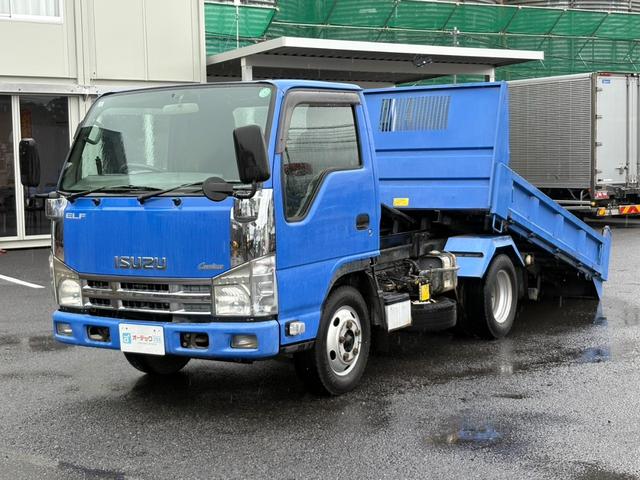 ローダーダンプ　花見台製ローダーダンプ　荷台寸法長さ３０３ｃｍ幅１６０ｃｍ　積載３，０００ｋｇ　４ナンバー　燃料タンク７５Ｌ　６ＭＴ　カスタムグレード　４ＪＪ１エンジン　１５０馬力　ミラーヒーター