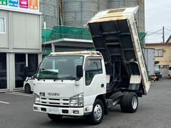 エルフトラック ダンプ 新明和製 高床ダンプ コボレーン付き 最大積載量3000kg ルーフキャリア 荷台内寸:長さ314cm 幅143cm 6速マニュアル 左電格ミラー ETC 4JJ1エンジン 150馬力 中古車画像