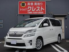 トヨタ　ヴェルファイア　２．４Ｚ　フリップダウンモニター　８インチＢカメラ付きナビ　両側電動スライドドア