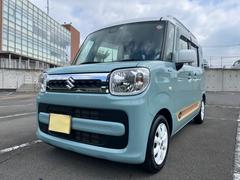 スズキ　スペーシア　ハイブリッドＸ　軽減ブレーキ　フルタイム４ＷＤ　サーキュレーター