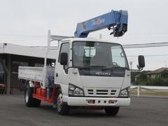 いすゞ　エルフトラック　　３．０ｔ　４段タダノクレーンラジコン付　１０万キロ
