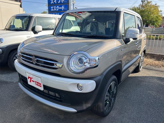 クロスビー(スズキ) ハイブリッドＭＺ　クリアランスソナー　オートクルーズコントロール　レーンアシスト　衝突被害軽減システム　アルミホイール　オートライト　ＬＥＤヘッドランプ　スマートキー　アイドリングストップ　電動格納ミラー　ＡＴ 中古車画像