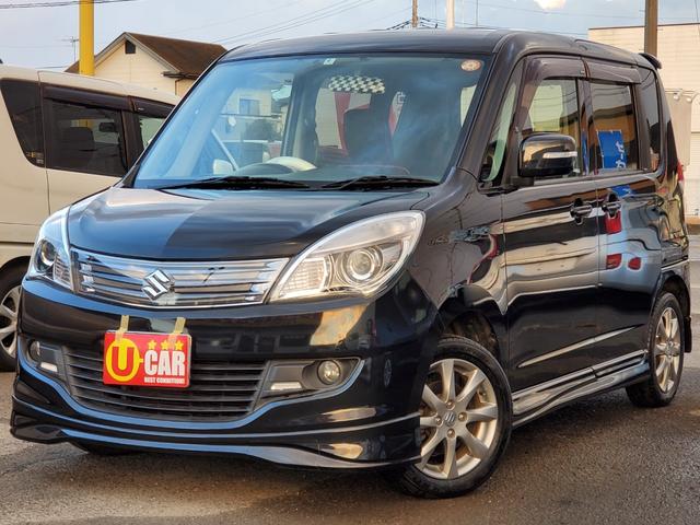 スズキ ソリオ ブラック ホワイト アイドリングストップの中古車 グーネット中古車
