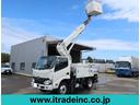 デュトロ 　高所作業車　アイチ製　ＳＨ１０Ａ・作業床高９．９ｍ・ＦＲＰバケット・バッテリー駆動型パワーユニット（走行充電付き）　アワーメーター２５２６ｈ・ジャッキ敷板有・バックモニター付き（1枚目）