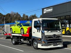 日野　ヒノレンジャー　　車載車　フラトップゼロ２　フルフラットローダー