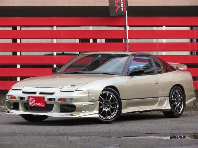 日産 １８０ＳＸ タイプＩＩＩ　スーパーハイキャスパッケージ　同色全塗装済　純正５速ＭＴ　ＢＯＭＥＸ製フルエアロ　ＴＥＩＮ車高調　ＷＯＲＫ製ＡＷ　社外マフラー　社外クラッチ　社外エアクリーナー　追加メーター５個　サンルーフ　Ｓｐａｒｃｏシート２脚　エアコン移植