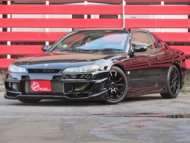 スペックＲ　ＳＲ２０ＤＥＴ　６ＭＴ　新品全塗装　フルエアロ　車高調　新品社外１７インチＡＷ　新品タイヤ　社外マフラー　社外エアクリ　クスコタワーバー　ＢＲＩＤＥセミバケットシート　追加メーター　ＥＴＣ