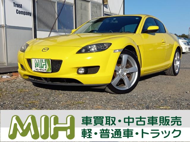 ＲＸ－８ タイプＳ　６速マニュアル　キーレスエントリー　イモビライザー　純正１８インチアルミホイール　ＤＶＤナビ　ＥＴＣ　ロータリーエンジン　電動格納ミラー　横滑り防止機能　ＡＢＳ　運転席・助手席エアバッグ