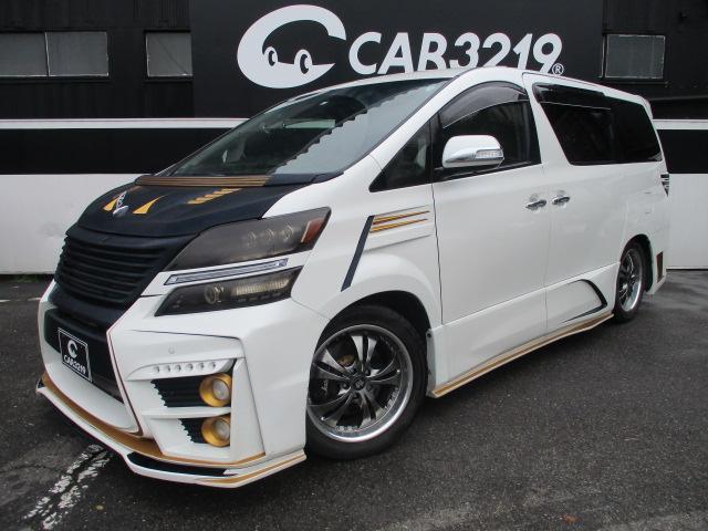 ヴェルファイア トヨタ ３ ５ｚ カスタムカー エアサス フルエアロ 社外ヘッドライトテール 社外アルミ 両側パワスラ ｄａｄ装備多数 コーナーセンサー クーラー ホットボックス イルミの中古車詳細 中古車検索ならkurutown クルタウン