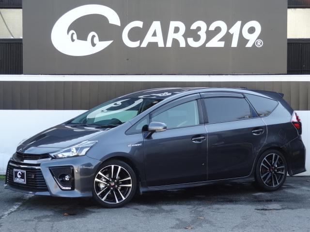 プリウスアルファ(トヨタ) Ｓツーリングセレクション・ＧＲスポーツ　純正９インチナビ　バックカメラ　ＴＶ　ＨＤＭＩ　Ｂｌｕｅｔｏｏｔｈ　ＥＴＣ　ステアリングリモコン　ハーフレザーシート　ＧＲステアリング　オートライト　オートエアコン　スマートキー　ＬＥＤヘッドライト 中古車画像