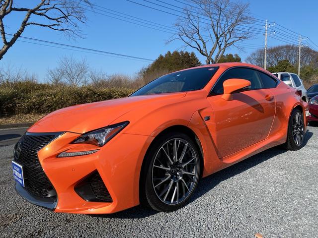 レクサス ＲＣ Ｆ ベースグレード　サンルーフ　マークレビンソン　ＴＶＤ　クリアランスソナー　セミアニリン革　ＯＰ１９インチＢＢＳアルミ　プリクラッシュセーフティー　レーンディパーチャーアラート　ミシュランパイロットスポーツ４Ｓ