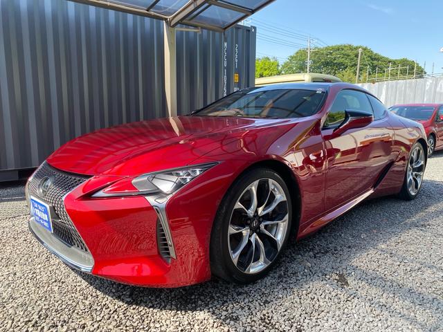 ＬＣ５００　Ｓパッケージ　マークレビンソン　ヘッドアップディスプレイ　カーボンルーフ　アクティブリアスポイラー　スペアキー　記録簿　ナビ　バックモニター　ＥＴＣ２．０　フルセグ