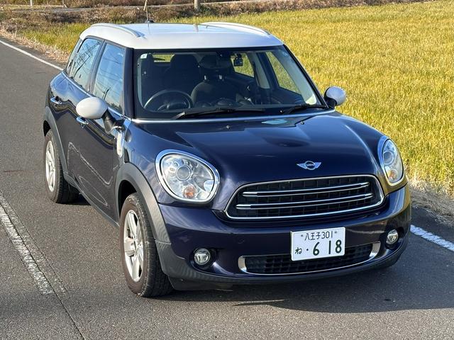 ＭＩＮＩ(ミニ) ワン　クロスオーバー　ユザー買取車純正ナビＥＴＣドライブレコーダー車検２０２６年３月プッシュスタート色ブルーガソリン車５人乗りエアバッグパワーウインドウ 中古車画像