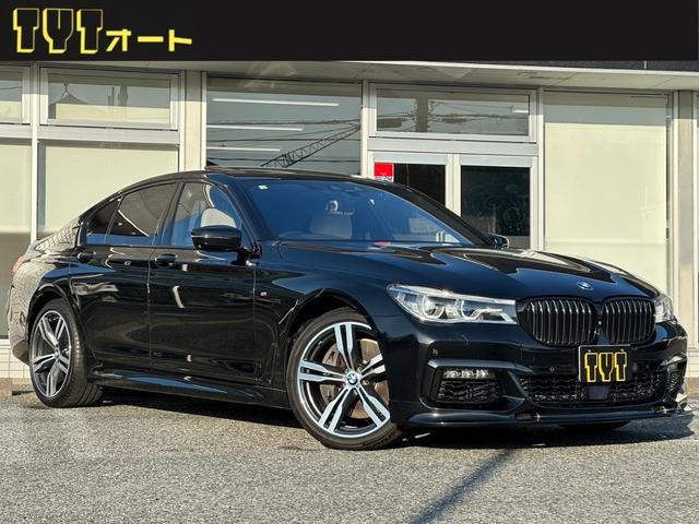 7シリーズ（BMW）７５０ｉ　Ｍスポーツ　パノラミックスライディングルーフ　社外フロントスポイラー　アイボリーレザー　純正ＨＤＤナビ　地デジ　３６０°カメラ　Ｍスポーツ専用２０インチＡＷ　禁煙車 中古車画像