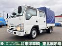 １３７７４［幌付ダブルキャブ］　Ｈ２３　エルフ ６人乗り　積載１．５ｔ　走行１３．３万ｋｍ　社外ナビ付