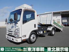 エルフトラック  ローダーダンプ 上物花見台製 積載3t 荷台寸法331x180x35 リアアオリ下部ロックピン有り コボレーン付 アユミ板&アユミ掛け有り シートキャリア 走行4.2万km 6速ミッション 中古車画像