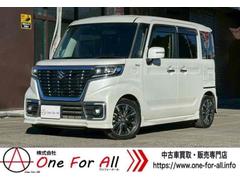 スペーシアカスタム ハイブリッドXSターボ ETC 全周囲カメラ 両側電動スライドドア ナビ TV クリアランスソナー オートクルーズコントロール レーンアシスト 衝突被害軽減システム オートライト LEDヘッドランプ スマートキー 中古車画像