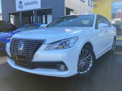 クラウン ロイヤルサルーン メーカーナビ アドバンストパッケージ オプション純正17AW パノラミックビューモニター HIDヘッドランプ オプションチェスナットファブリックシート パワーシート プッシュスタート 禁煙車 ドラレコ 中古車画像