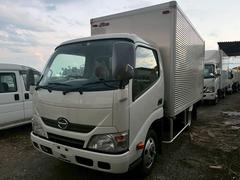 デュトロ 標準ロングアルミバン日本フルハーフ製AT車 ☆標準ロングボディ☆上物メーカー:日本フルハーフ製☆ラッシングレール1段☆木床☆観音開き(3枚式)☆AT車☆4000cc(ターボ)☆実走行☆電格ミラー☆アイドリングストップ☆3人乗り 中古車画像