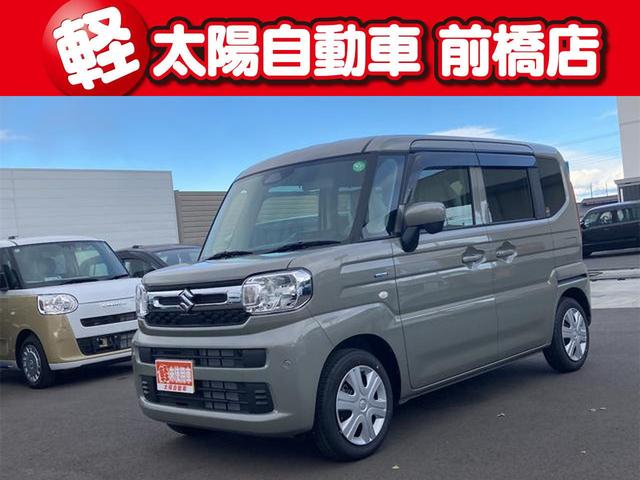ハイブリッドＸ　届け出済み未使用車　両側電動スライドドア　クリアランスソナー　レーンアシスト　衝突被害軽減システム　オートライト　ＬＥＤヘッドランプ　スマートキー　アイドリングストップ　電動格納ミラー　シートヒーター