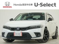 シビック e:HEV ワンオーナー ホンダコネクトディスプレー LEDオートライト パーキングソナー ヒーター付パワーシート渋滞追従機能付きACCBOSEプレミアムサウンドシステム バックカメラ ホンダセンシング 後カメラ 中古車画像