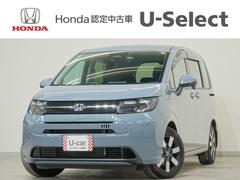 フリード e:HEVエアーEX 当社デモカー8インチコネクトナビドライブレコーダーリアクーラーシートヒーター両側電動スライドドアブラインドスポットインフォメーション渋滞追従機能付きACC誤発進抑制機能 衝突軽減システム ソナー 中古車画像