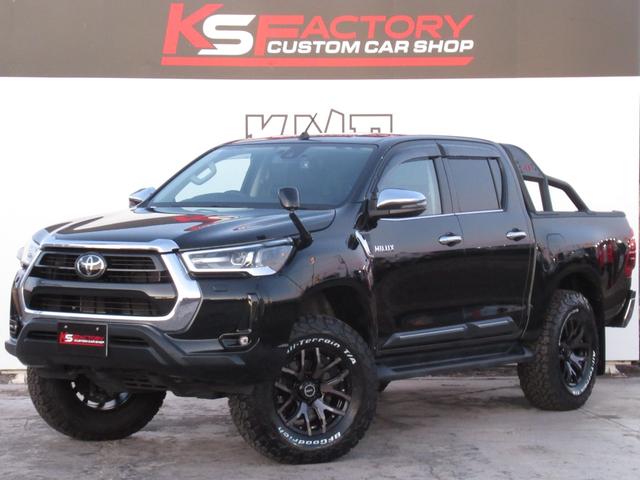 Ｆ２インチ新品リフトＵＰ／新品２８５／７０／Ｒ１７Ｂ ＦＡＴ／新品ＲＡＹＳ１７ＡＷ／ベッドライナー／ＴＲＤスポーツバー／ＫＳ７