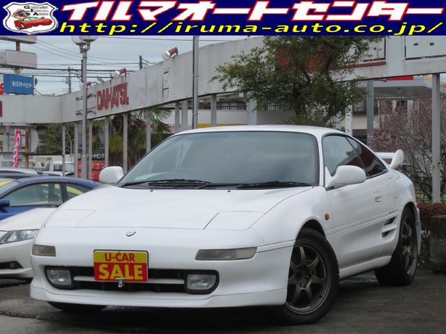 トヨタ ＭＲ２ Ｇリミテッド　／後期・最終型／５速マニュアル車／修復歴なし／赤ヘッドエンジン／ＴＥＩＮ車高調付／社外マフラー（ＦＵＪＩＴＵＢＯ）／社外アルミ（ＷＥＤＳ　ＳＰＯＲＴ）／禁煙車／