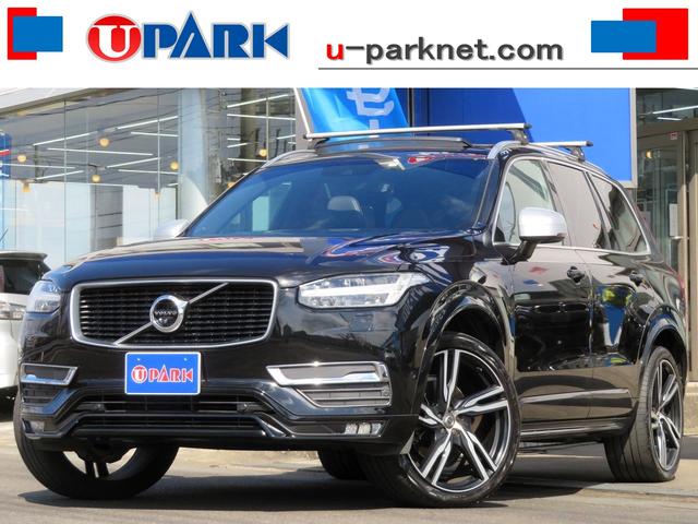 ボルボ ＸＣ９０ Ｔ６　ＡＷＤ　Ｒデザイン　ポールスターパフォーマンスｐｋｇ／サンルーフ／黒革／ナビＴＶ／全周囲カメラ／ＣａｒＰｌａｙ／パドルシフト／ヒーター付Ｐシート／ＬＥＤヘッド／オートＨｉビーム／専用２２ＡＷ／禁煙車／記録簿／