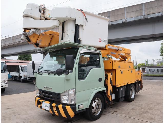 高所作業車　１４．６ｍ　電工仕様　ウインチ　サブエンジン付　電工仕様　アイチ　ＳＮ１５Ｂ　作業高１４．６ｍ　絶縁バケット２５０ｋｇ　サブエンジン　ウインチ　ウインチアーム　左右工具箱２段　１５０馬力　カラーバックカメラ　坂道発進補助付