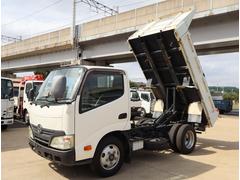 デュトロ 強化ダンプ 全低床 3t4ナンバー 極東開発 DD02-31 3方開 手動コボレーン ロックピン付 136馬力 フロア5速 取扱説明書有 ICターボ 中古車画像