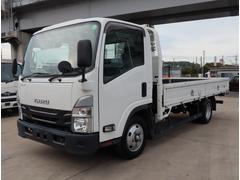 エルフトラック 木平 フルフラットロー ワイドロング 車両総重量5t未満 3方開 精工ラック ロープ穴2対 鳥居2/3鉄板貼り、1/3エキスパンド 150馬力 フロア5速 積載2t 取扱説明書有 坂道発進補助有 中古車画像