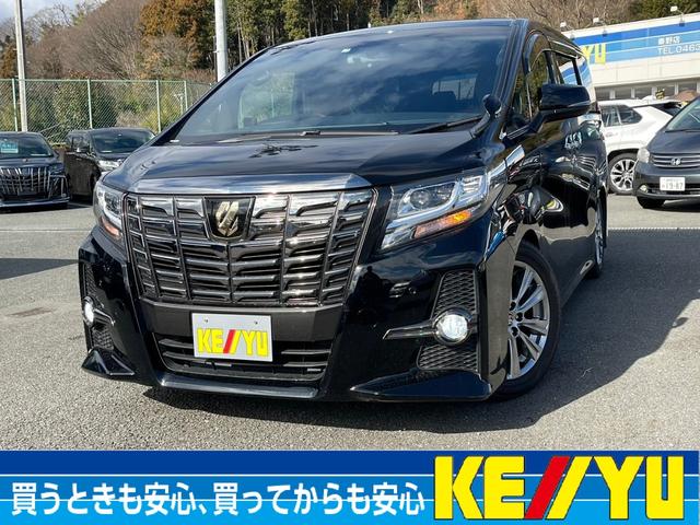 トヨタ アルファード ２．５Ｓ　Ａパッケージ　タイプブラック特別仕様車　サンルーフ　禁煙車　アルパイン１１型ナビ　フリップダウンモニター　フルセグＴＶ　ＤＶＤ　ＣＤ　バックカメラ　ブルートゥース　ＥＴＣ　クルーズコントロール　ＴＥＩＮ車高調　パワーバックドア　両側自動スライドドア