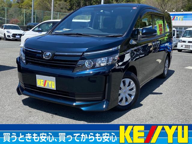 トヨタ ヴォクシー Ｘ　８人乗り　禁煙車　アルパインＳＤナビ　フルセグＴＶ　バックカメラ　ブルートゥース　ドラレコ　ビルトインＥＴＣ　ＬＥＤオートライト　両側自動スライドドア　ウインカー付電格ミラー　オートエアコン　アイドリングＳＴＯＰ　スマートキー　セキュリティー　ＴＲＣ