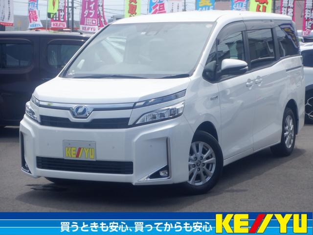 トヨタ ヴォクシー ハイブリッドＶ　走行４９，９７７ｋｍ　禁煙車　純正９インチナビ